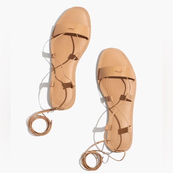 Madewell Shoes - Madewell The Boardwalk Lace-Up Sandal Camel Size 7.5